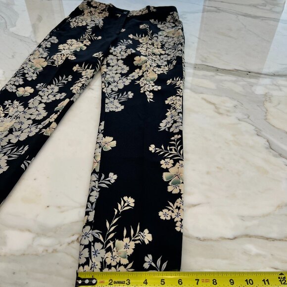 ETRO BLACK FLORAL VISCOSE PANTS SIZE IT 42 / US 8 NWOTS! - Picture 15 of 16